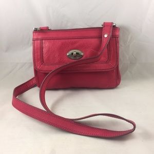 Fossil Hot Pink Cross Body